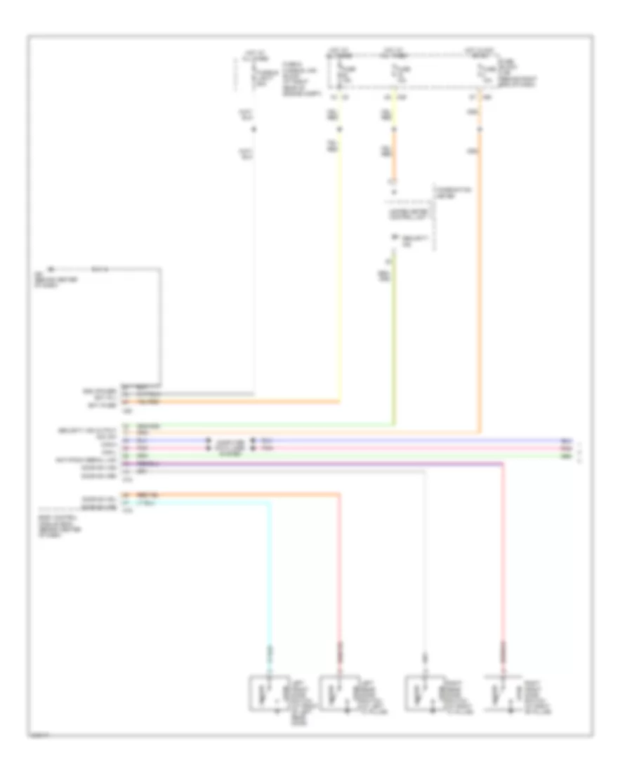 Forced Entry Wiring Diagram Crew Cab 1 of 2 for Nissan Titan XE 2005