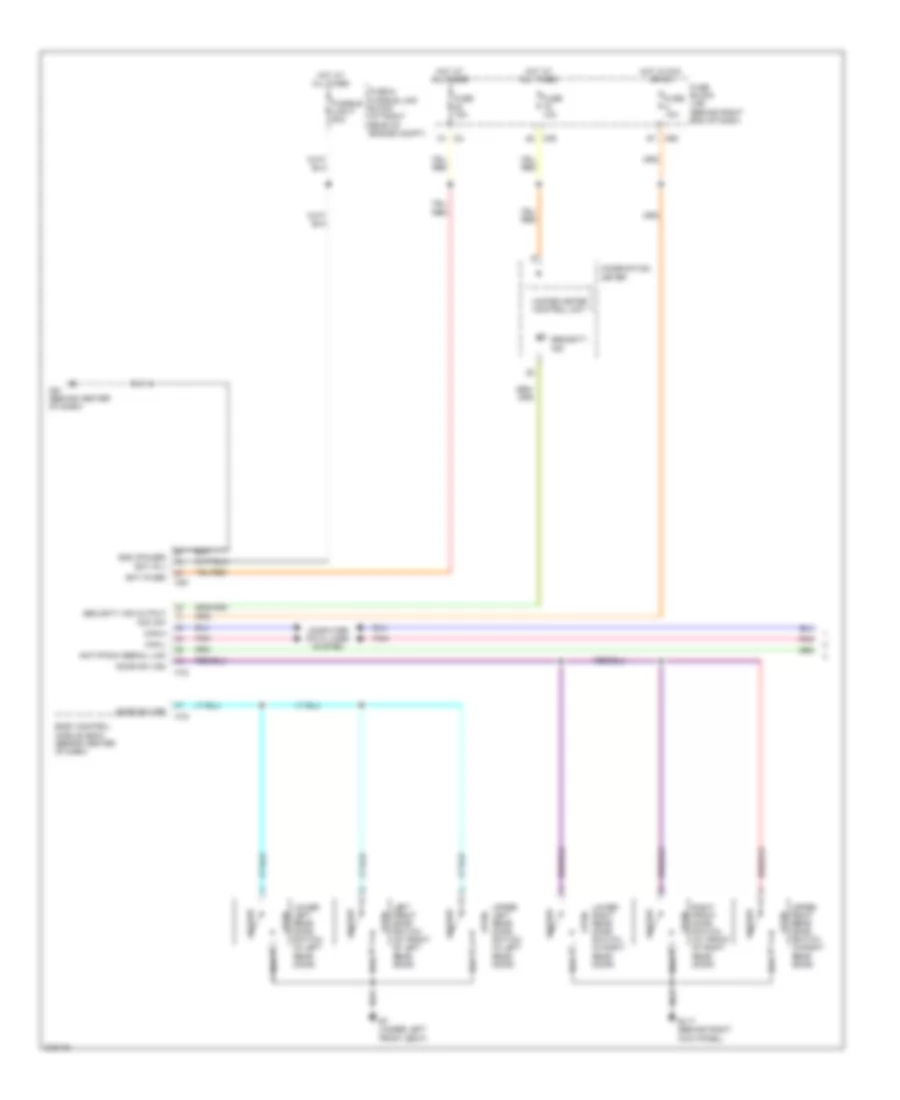 Forced Entry Wiring Diagram Except Crew Cab 1 of 2 for Nissan Titan XE 2005