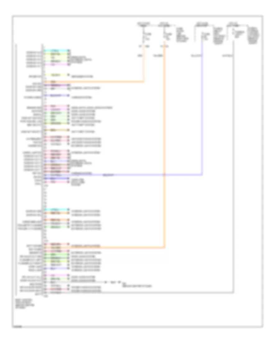 Body Control Modules Wiring Diagram for Nissan Titan XE 2005