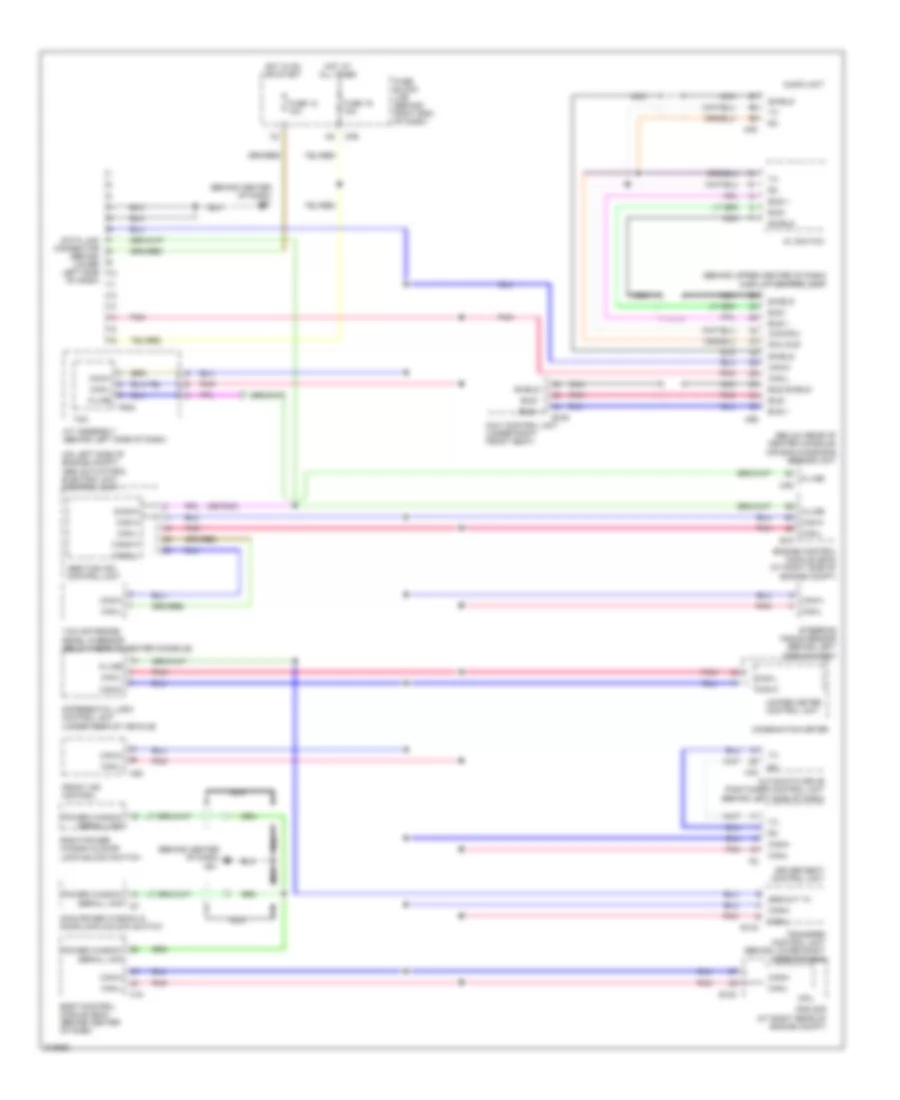 Computer Data Lines Wiring Diagram for Nissan Titan XE 2005