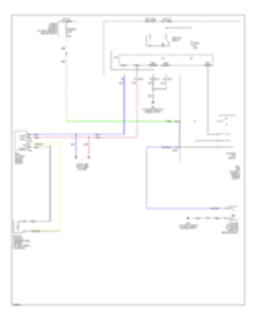 Cooling Fan Wiring Diagram for Nissan Titan XE 2005