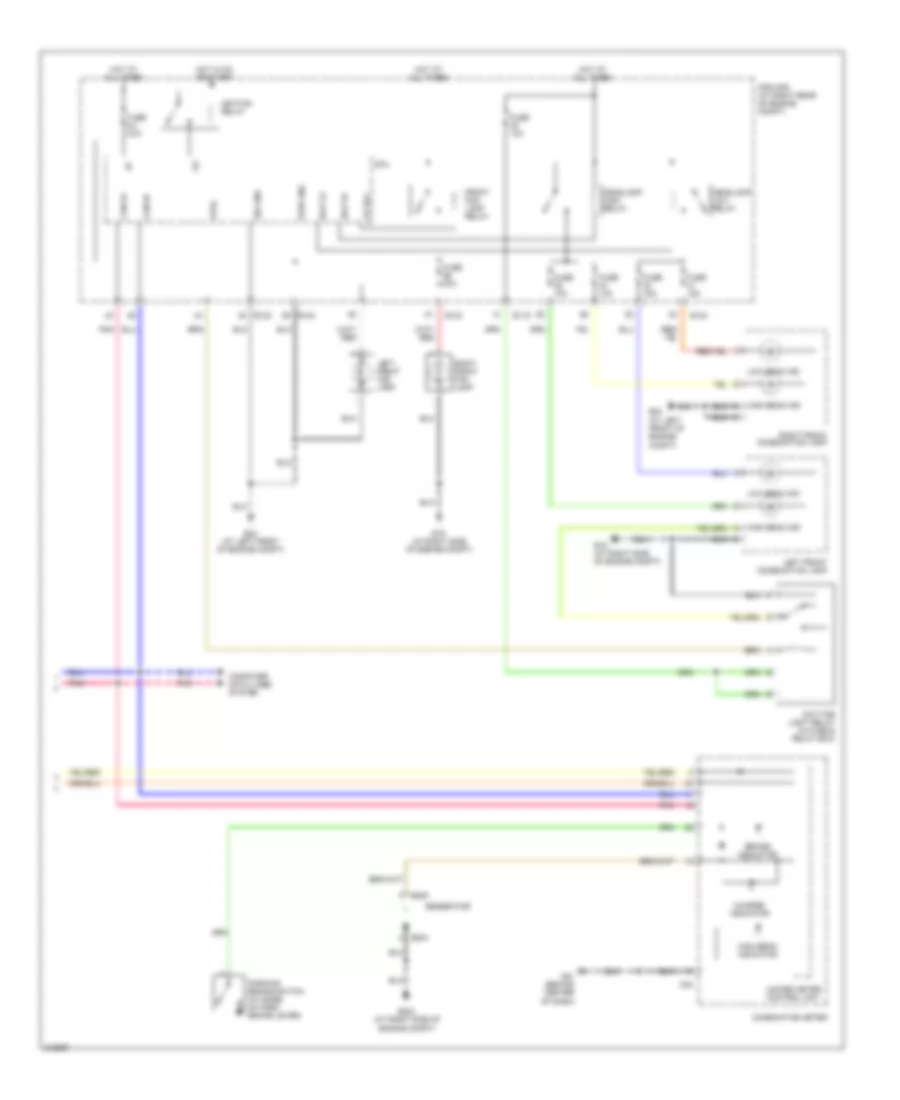 Headlamps Wiring Diagram with DRL 2 of 2 for Nissan Titan XE 2005