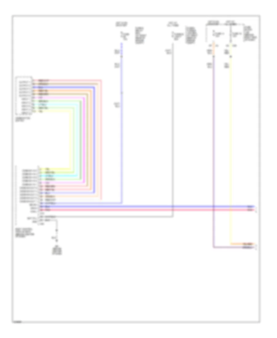 Headlamps Wiring Diagram without DRL 1 of 2 for Nissan Titan XE 2005