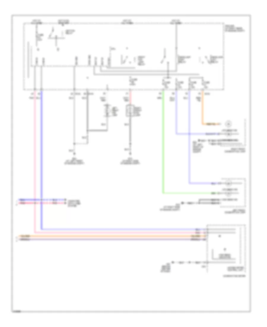 Headlamps Wiring Diagram without DRL 2 of 2 for Nissan Titan XE 2005