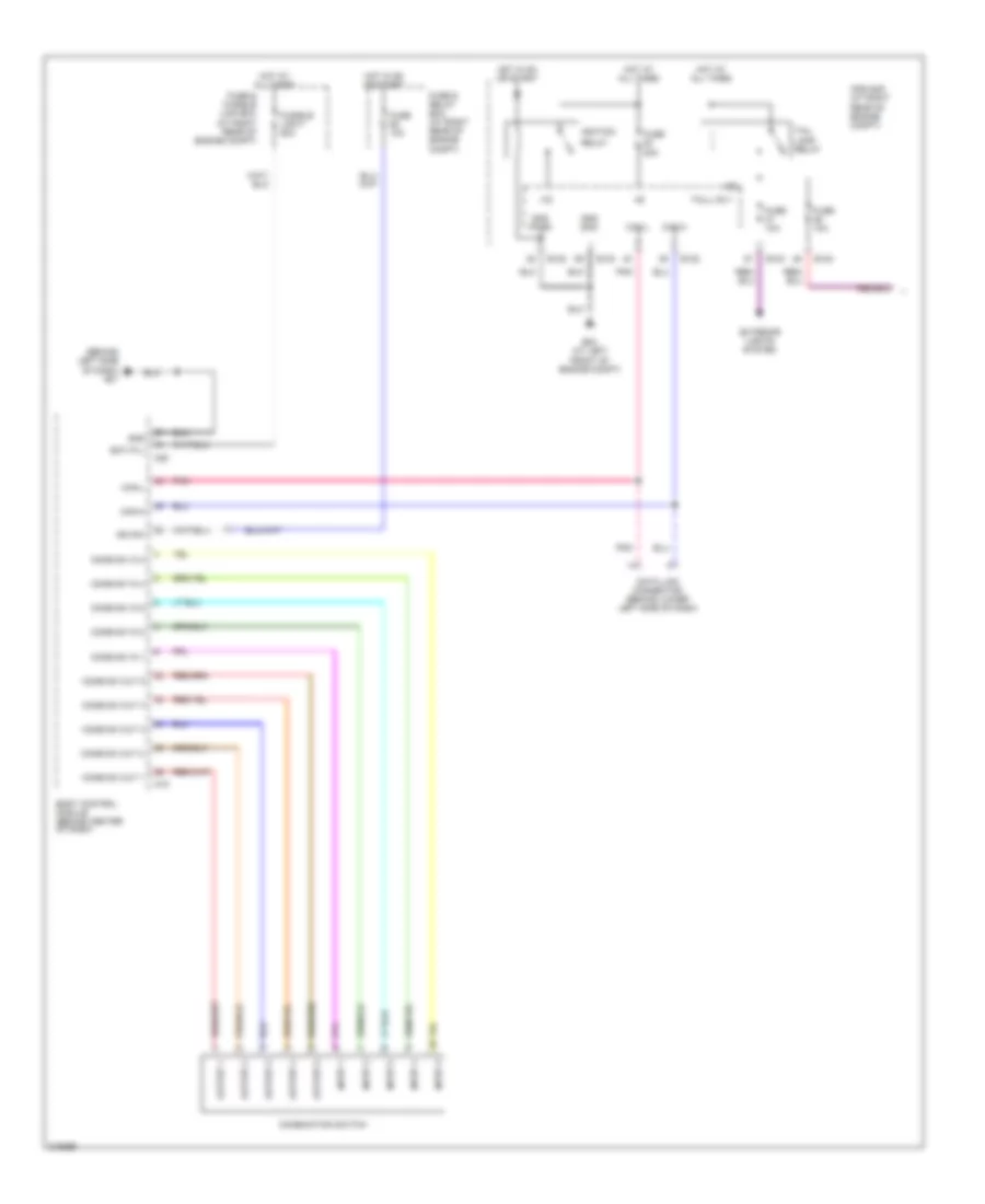 Instrument Illumination Wiring Diagram 1 of 2 for Nissan Titan XE 2005