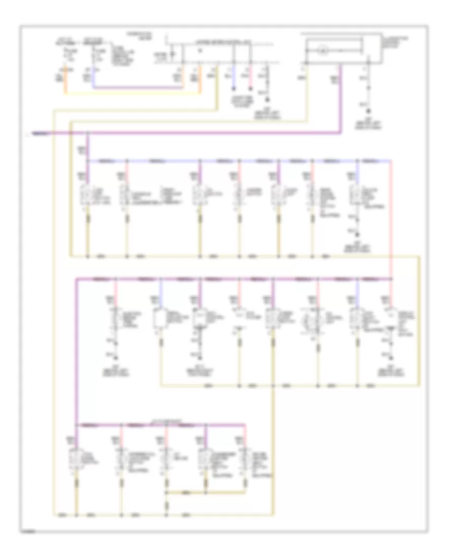 Instrument Illumination Wiring Diagram 2 of 2 for Nissan Titan XE 2005