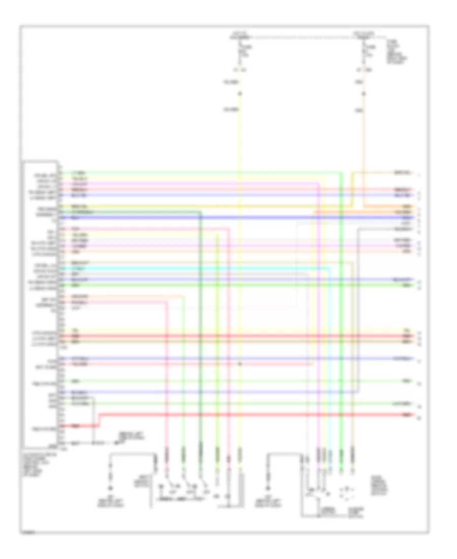 Memory Systems Wiring Diagram 1 of 3 for Nissan Titan XE 2005