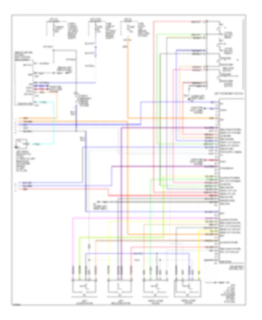 Memory Systems Wiring Diagram 3 of 3 for Nissan Titan XE 2005