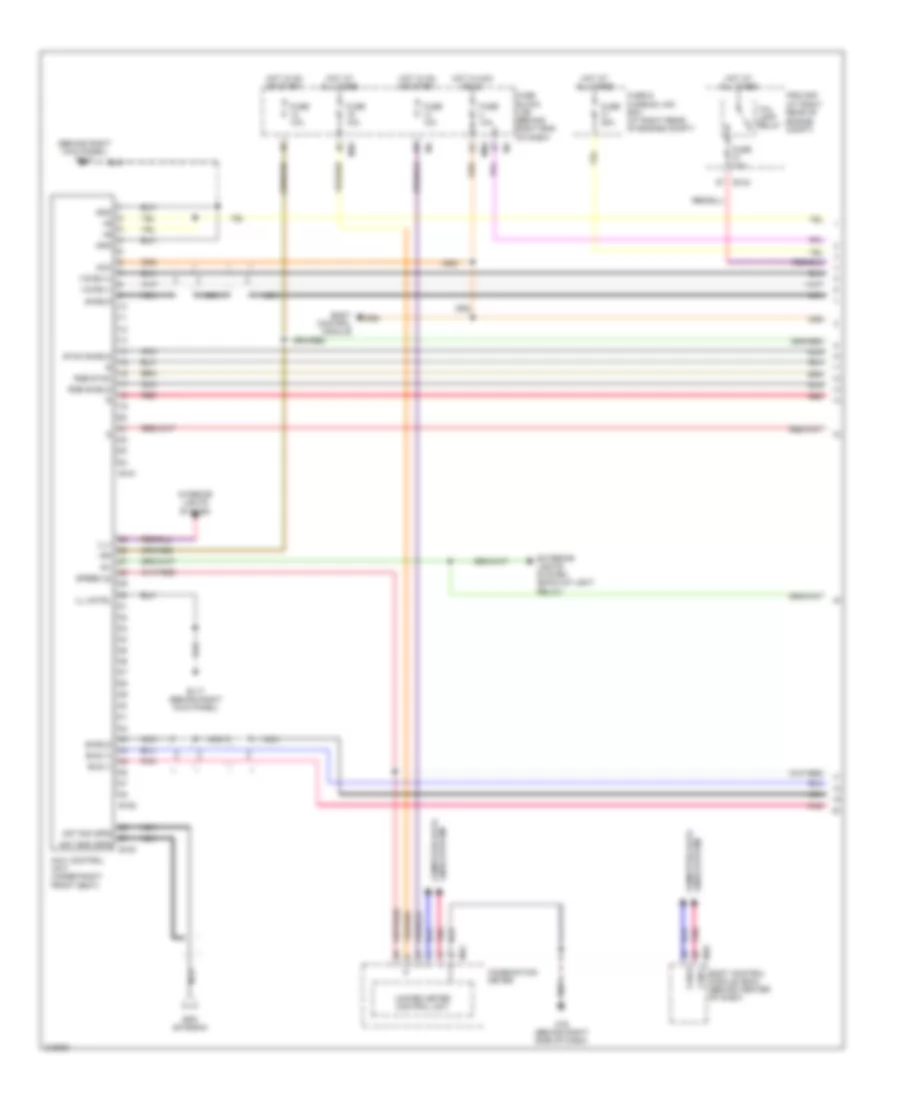 Navigation Wiring Diagram 1 of 2 for Nissan Titan XE 2005