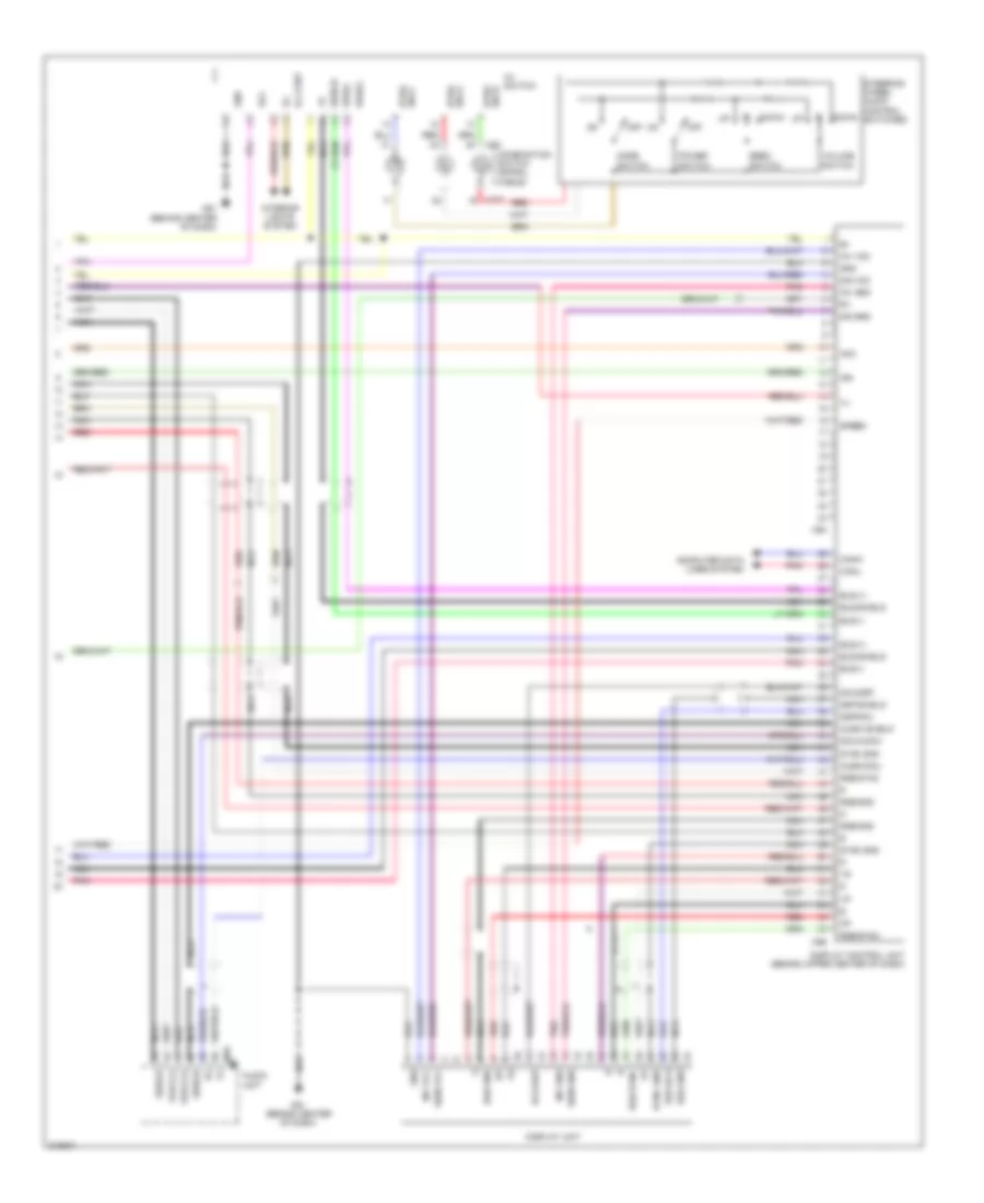 Navigation Wiring Diagram 2 of 2 for Nissan Titan XE 2005