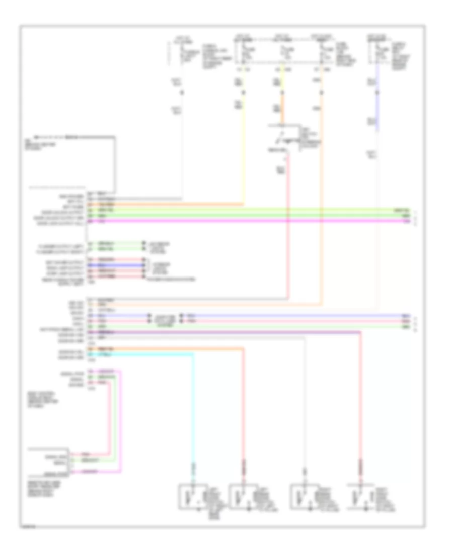 Power Door Locks Wiring Diagram Crew Cab 1 of 2 for Nissan Titan XE 2005