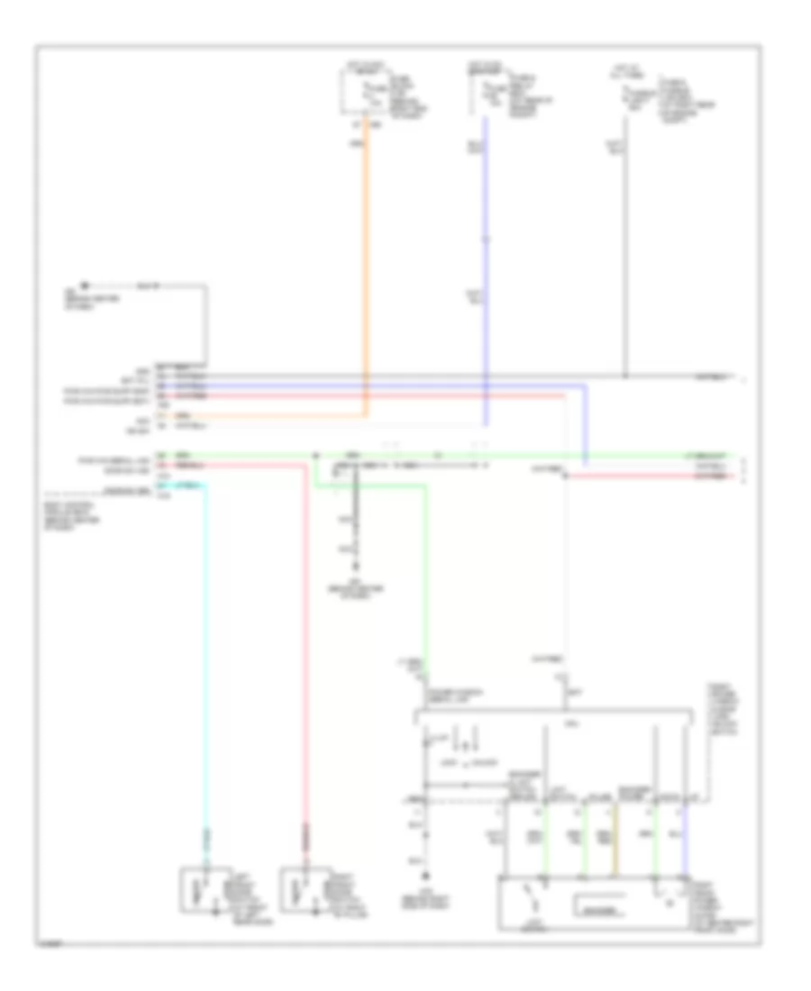 Power Windows Wiring Diagram with Crew Cab 1 of 2 for Nissan Titan XE 2005