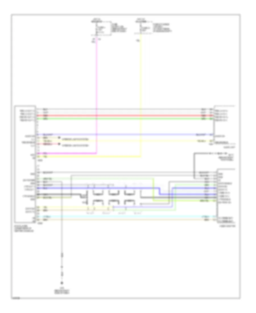 DVD Player Wiring Diagram for Nissan Titan XE 2005