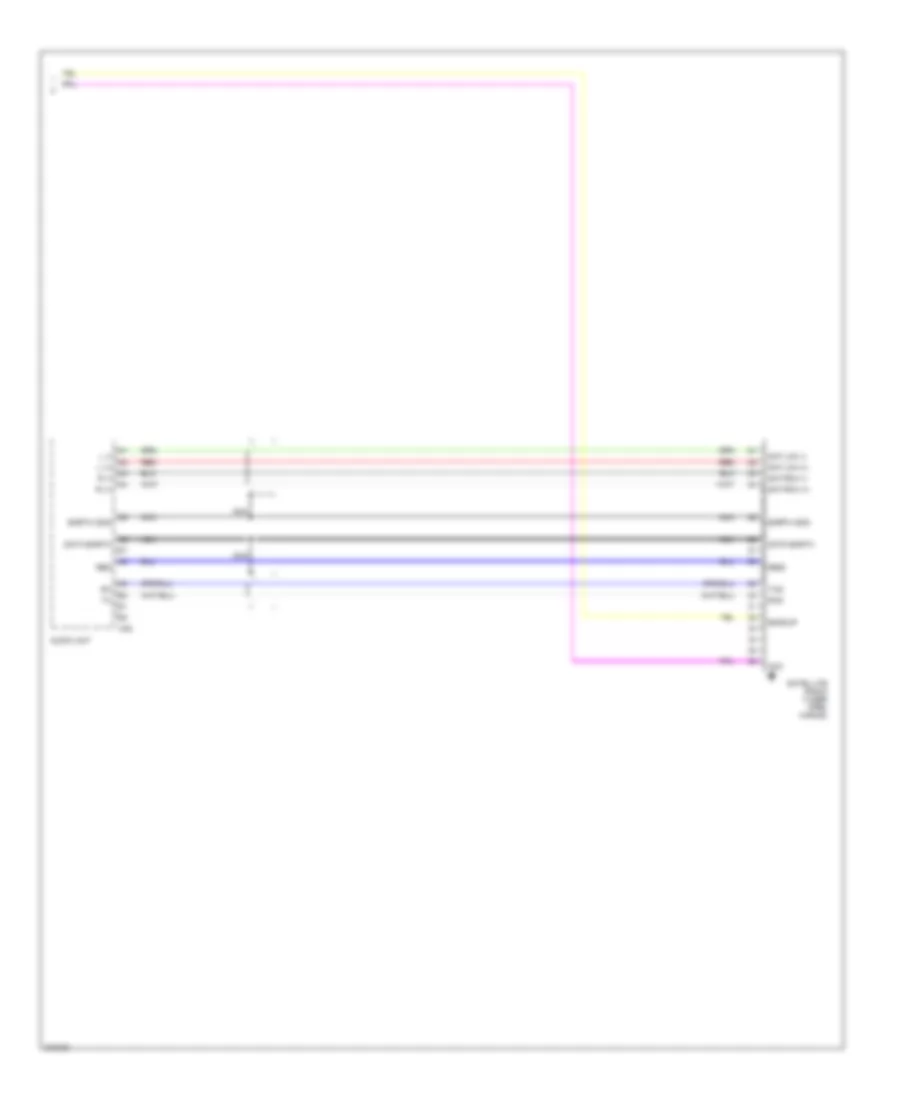 Mid Line Radio Wiring Diagram 2 of 2 for Nissan Titan XE 2005