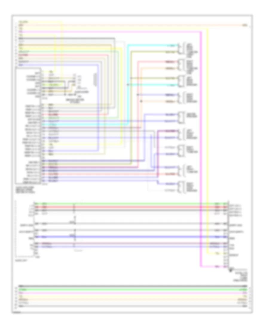 Premium Radio Wiring Diagram with Navigation 2 of 3 for Nissan Titan XE 2005