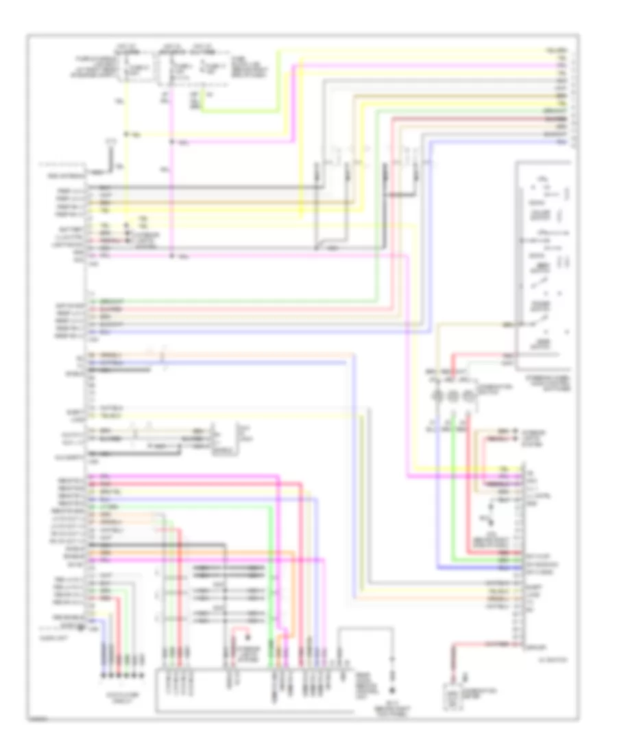 Premium Radio Wiring Diagram without Navigation 1 of 2 for Nissan Titan XE 2005