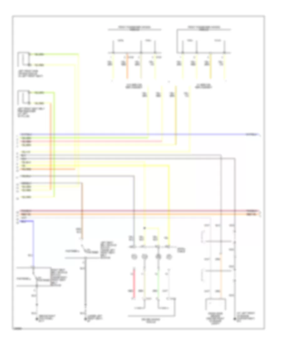 Supplemental Restraints Wiring Diagram 2 of 3 for Nissan Titan XE 2005