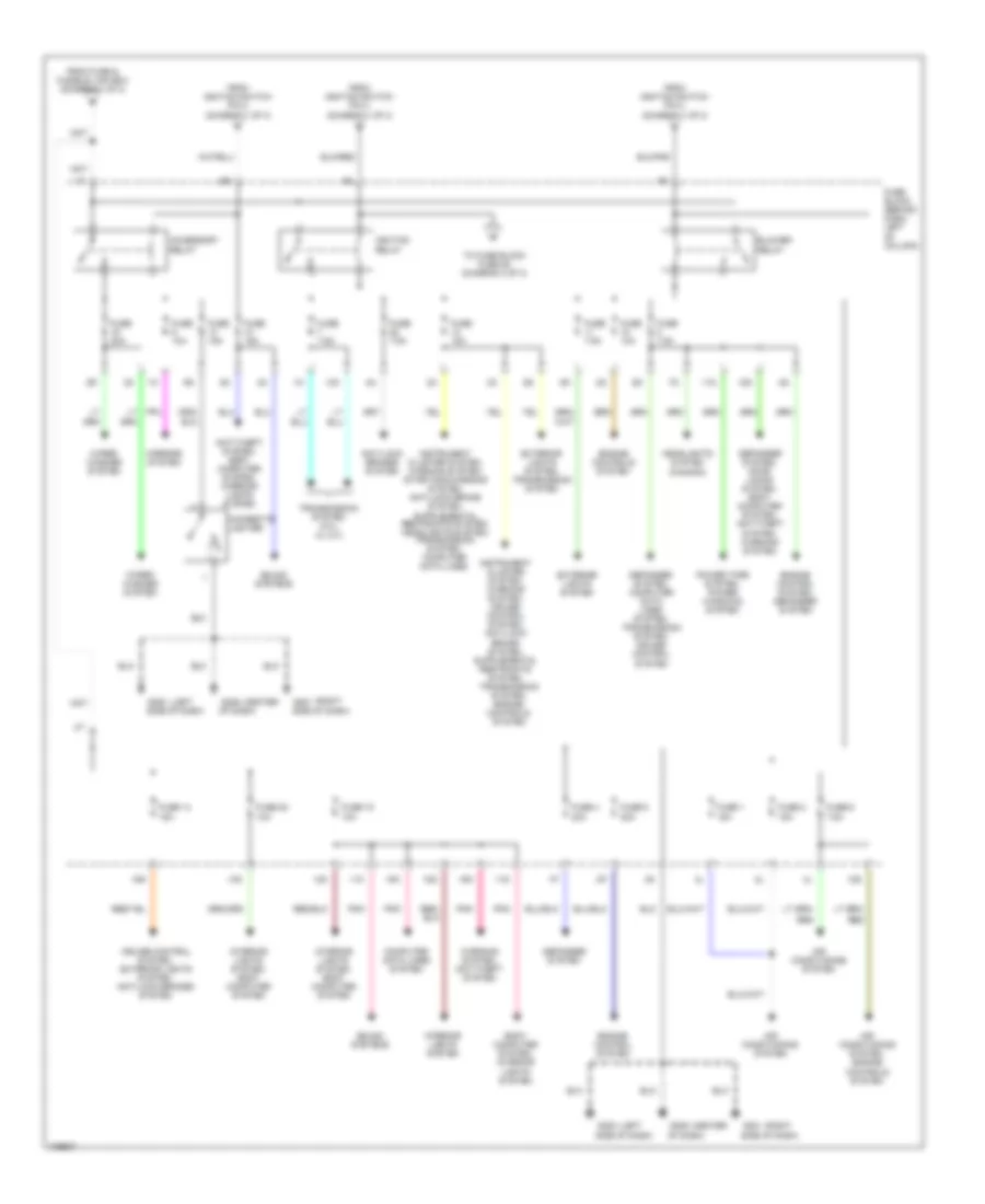 Power Distribution Wiring Diagram (2 of 3) for Nissan 200SX 1998