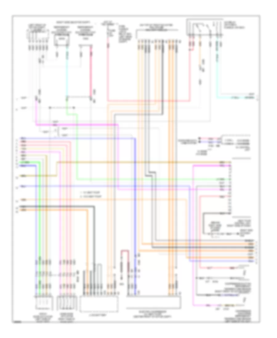 Automatic AC Wiring Diagram (2 of 3) for Nissan Leaf S 2013
