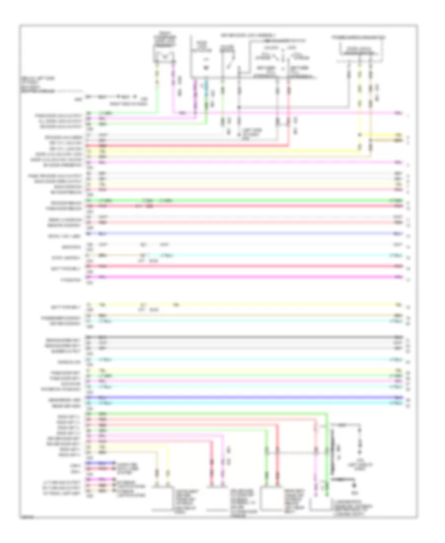 Forced Entry Wiring Diagram 1 of 4 for Nissan Leaf S 2013