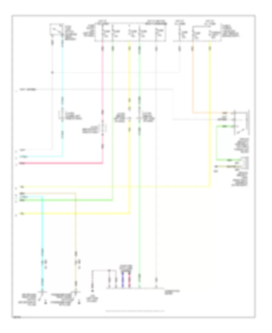 Forced Entry Wiring Diagram (4 of 4) for Nissan Leaf S 2013