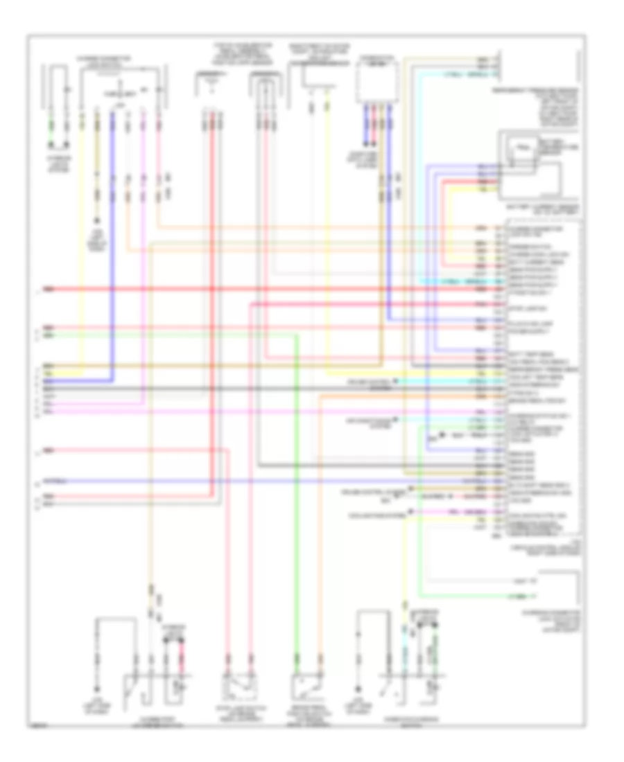 Engine Controls Wiring Diagram (6 of 6) for Nissan Leaf S 2013