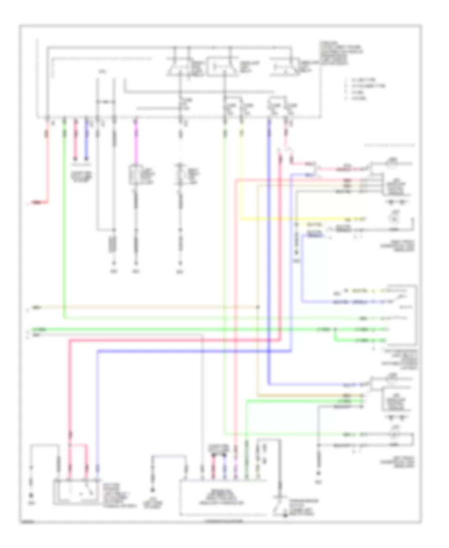 Headlights Wiring Diagram (2 of 2) for Nissan Leaf S 2013