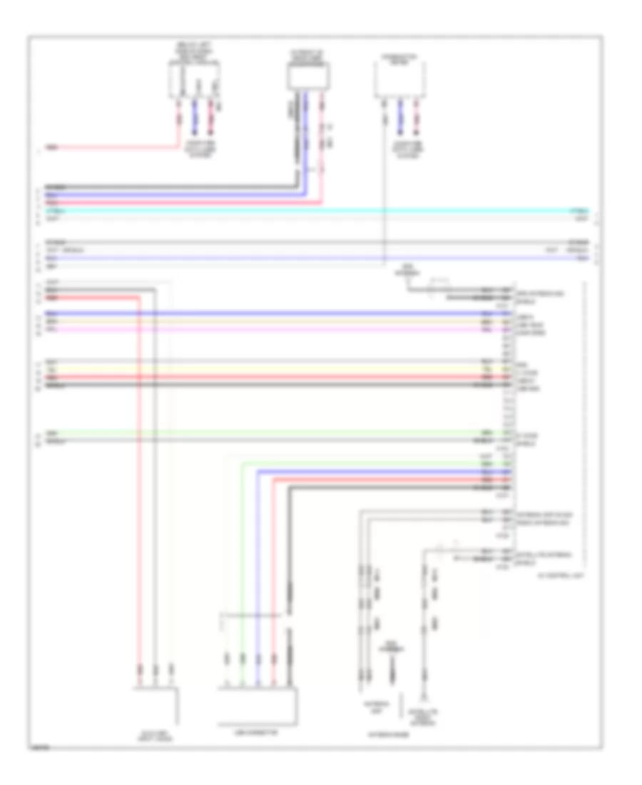 Navigation Wiring Diagram Bose 4 of 5 for Nissan Leaf S 2013