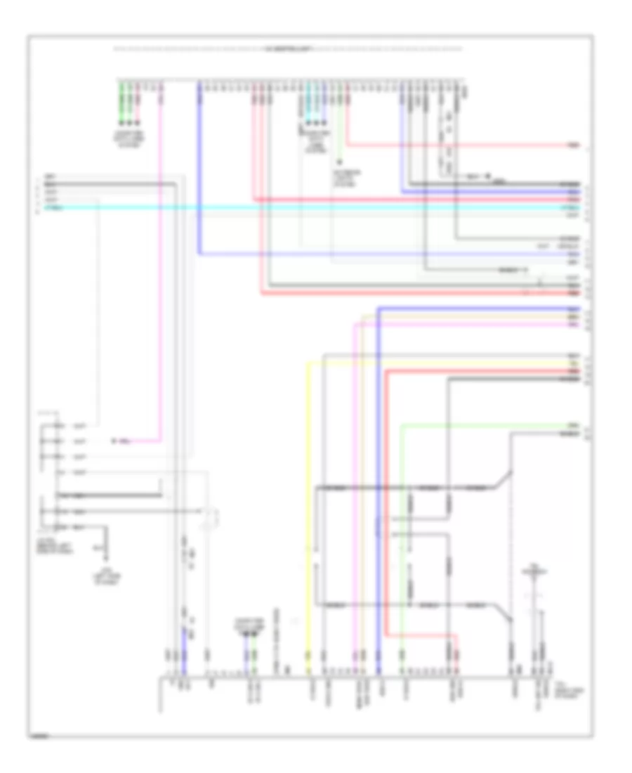 Bose Radio Wiring Diagram (3 of 5) for Nissan Leaf S 2013