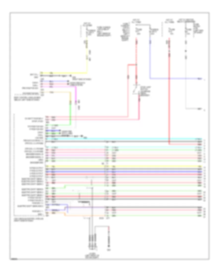 Transmission Wiring Diagram 1 of 2 for Nissan Leaf S 2013