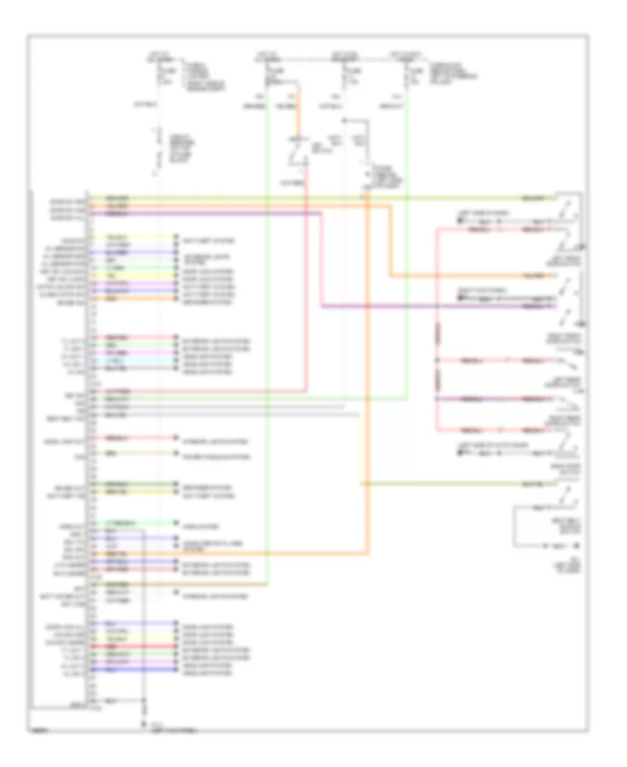 Body Computer Wiring Diagrams for Nissan Pathfinder LE 2002
