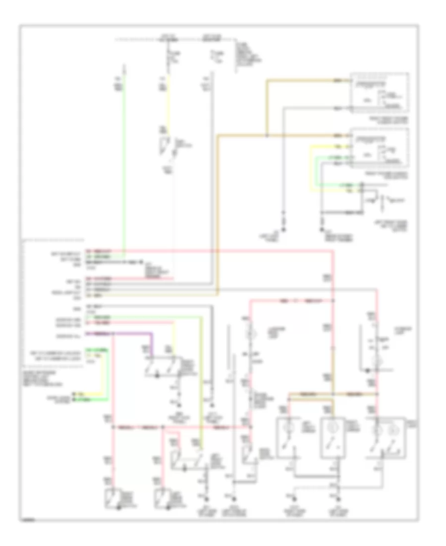 Courtesy Lamps Wiring Diagram for Nissan Pathfinder LE 2002