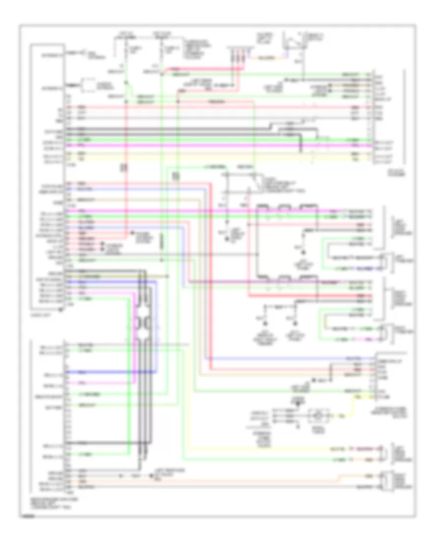 Radio Wiring Diagrams Bose for Nissan Pathfinder LE 2002