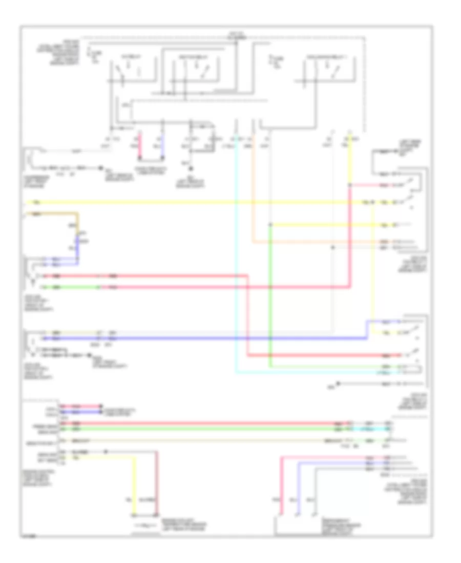 Automatic A C Wiring Diagram 2 of 2 for Nissan Murano LE 2012
