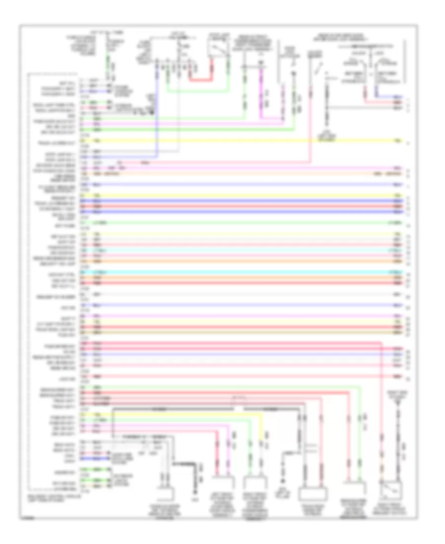 Anti theft Wiring Diagram Convertible 1 of 3 for Nissan Murano LE 2012