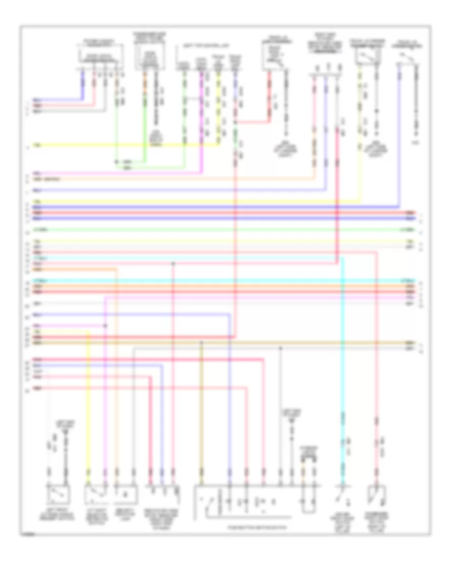 Anti theft Wiring Diagram Convertible 2 of 3 for Nissan Murano LE 2012