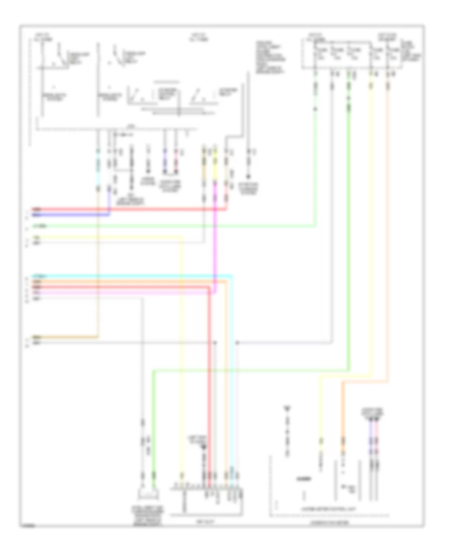 Anti theft Wiring Diagram Convertible 3 of 3 for Nissan Murano LE 2012