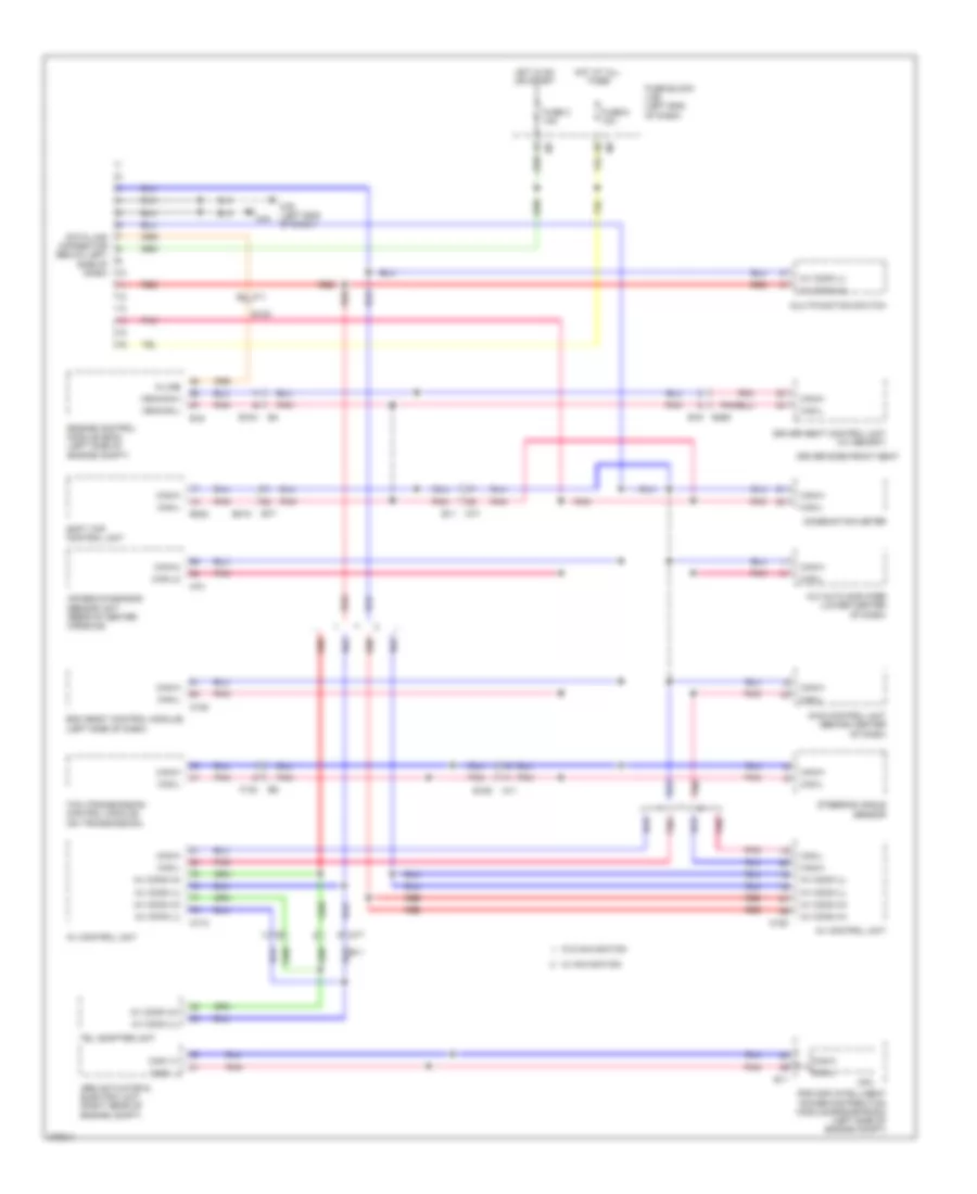 Computer Data Lines Wiring Diagram Convertible for Nissan Murano LE 2012