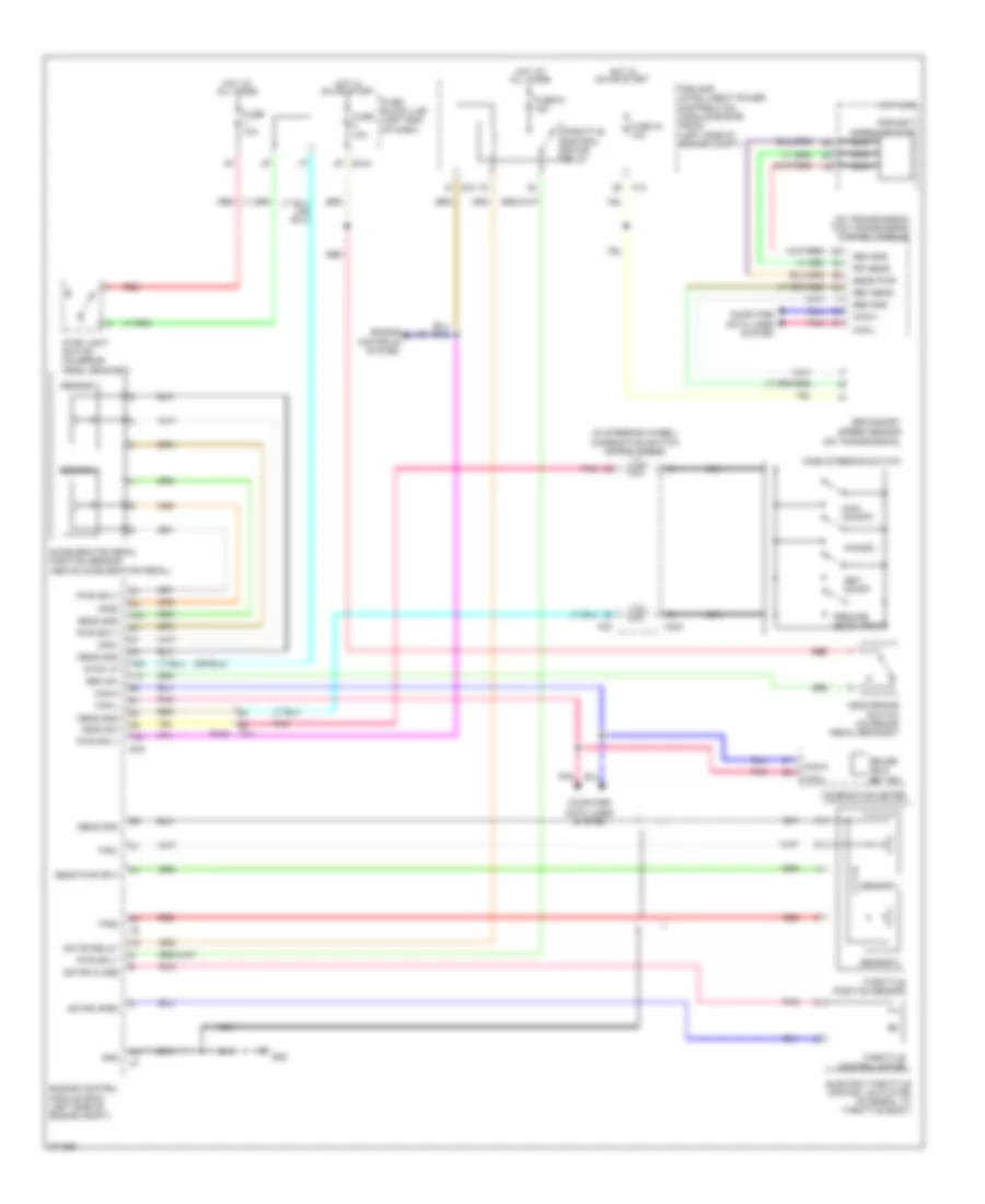 Cruise Control Wiring Diagram for Nissan Murano LE 2012