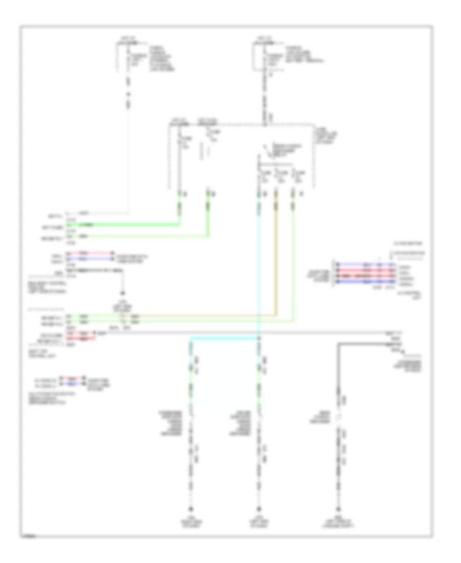 Defoggers Wiring Diagram Convertible for Nissan Murano LE 2012