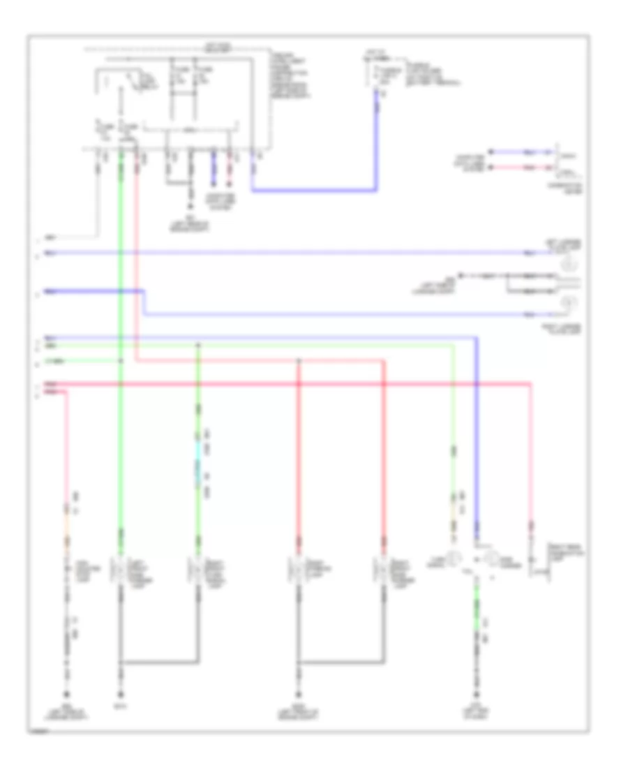 Exterior Lamps Wiring Diagram Convertible 2 of 2 for Nissan Murano LE 2012