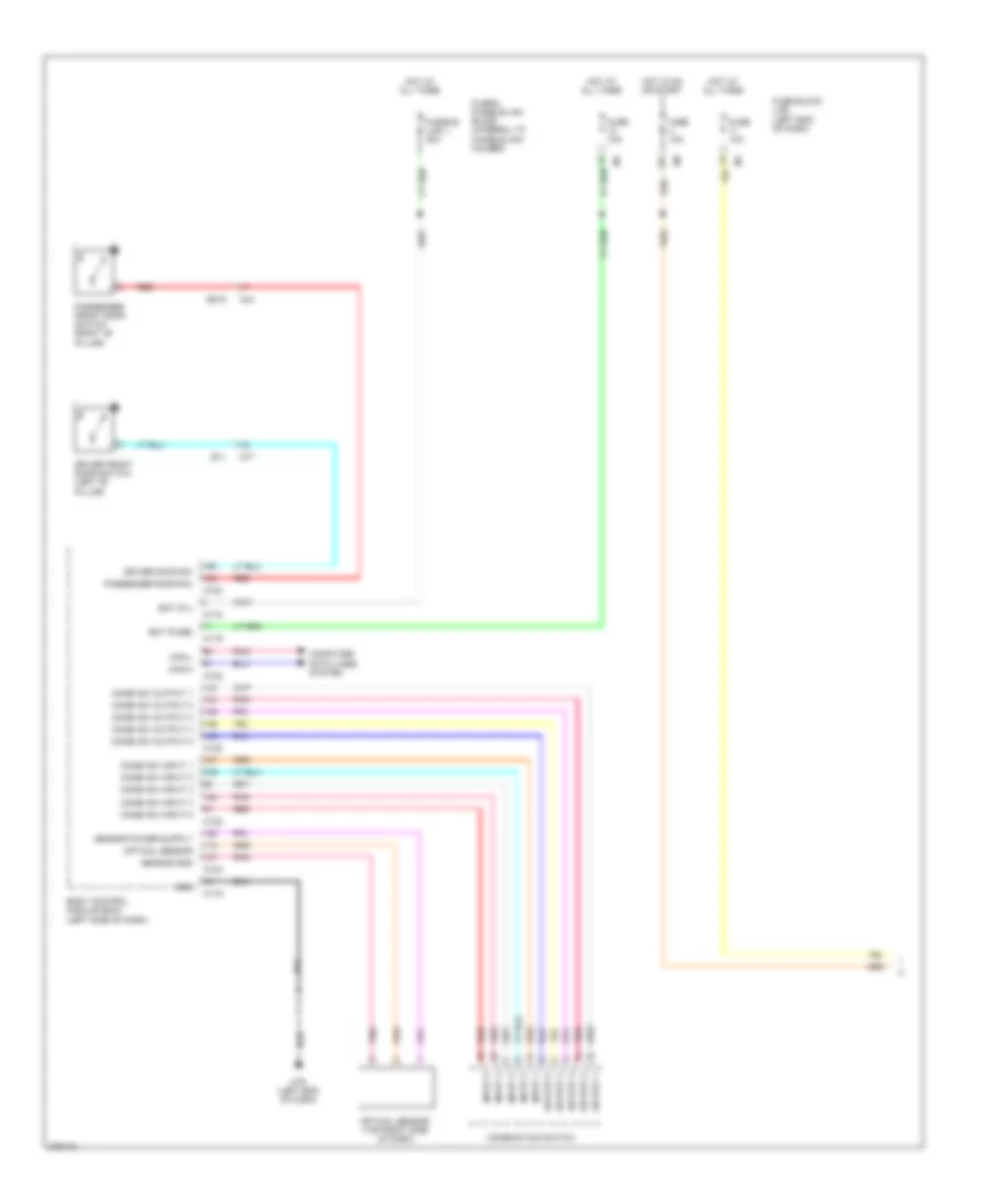 Headlights Wiring Diagram Convertible 1 of 2 for Nissan Murano LE 2012