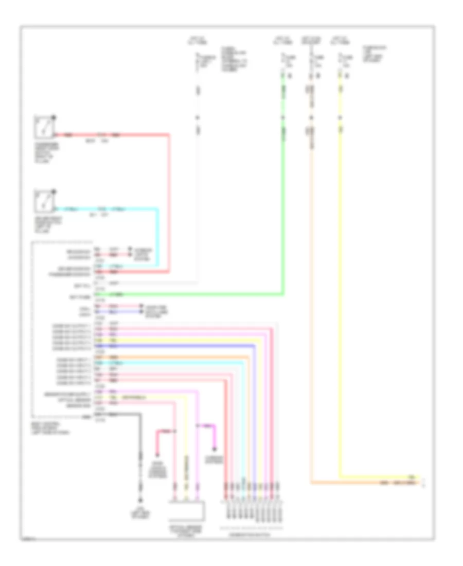 Headlights Wiring Diagram Except Convertible 1 of 2 for Nissan Murano LE 2012