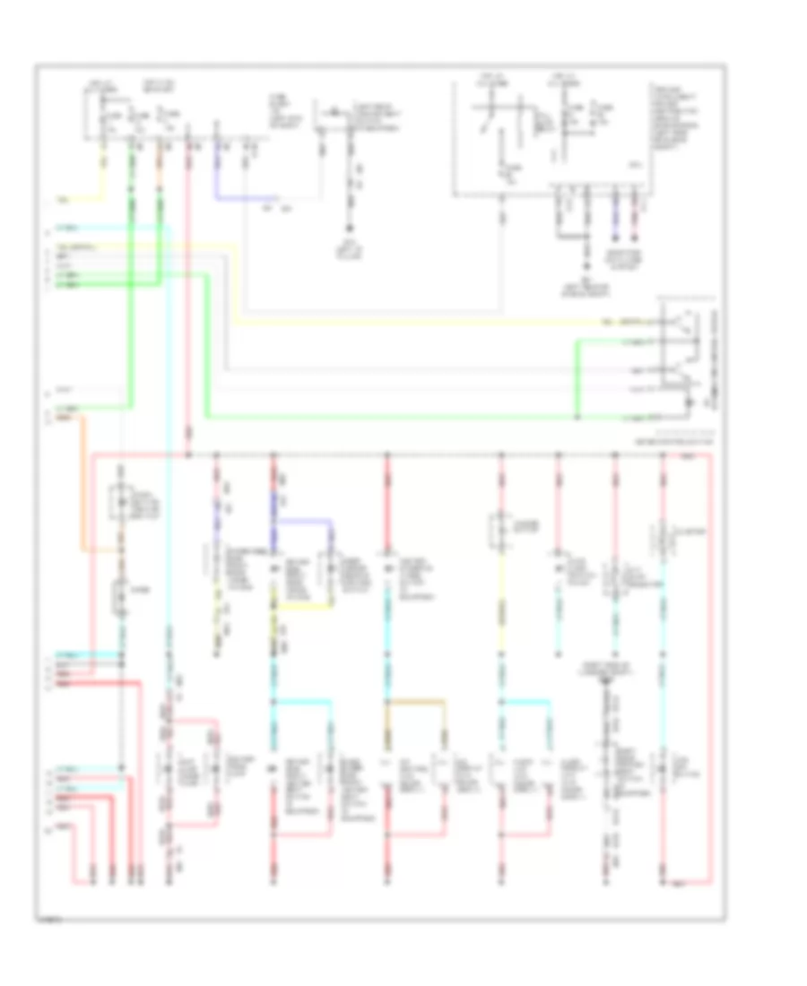 Instrument Illumination Wiring Diagram Except Convertible 2 of 2 for Nissan Murano LE 2012