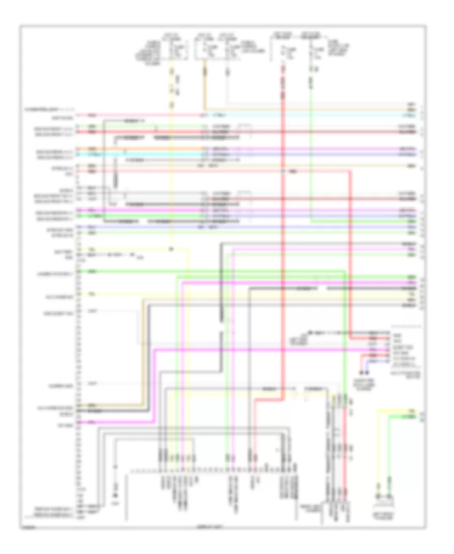 Navigation Wiring Diagram Convertible 1 of 3 for Nissan Murano LE 2012