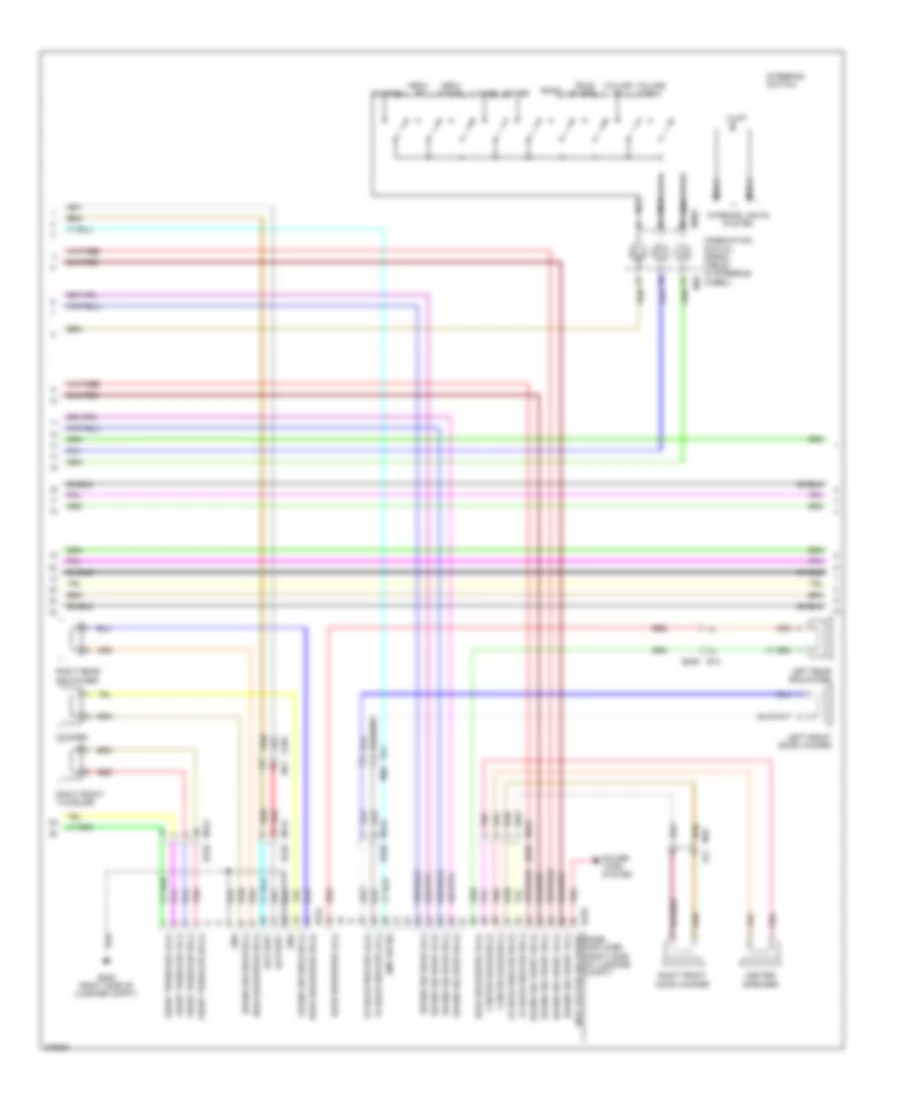 Navigation Wiring Diagram Convertible 2 of 3 for Nissan Murano LE 2012