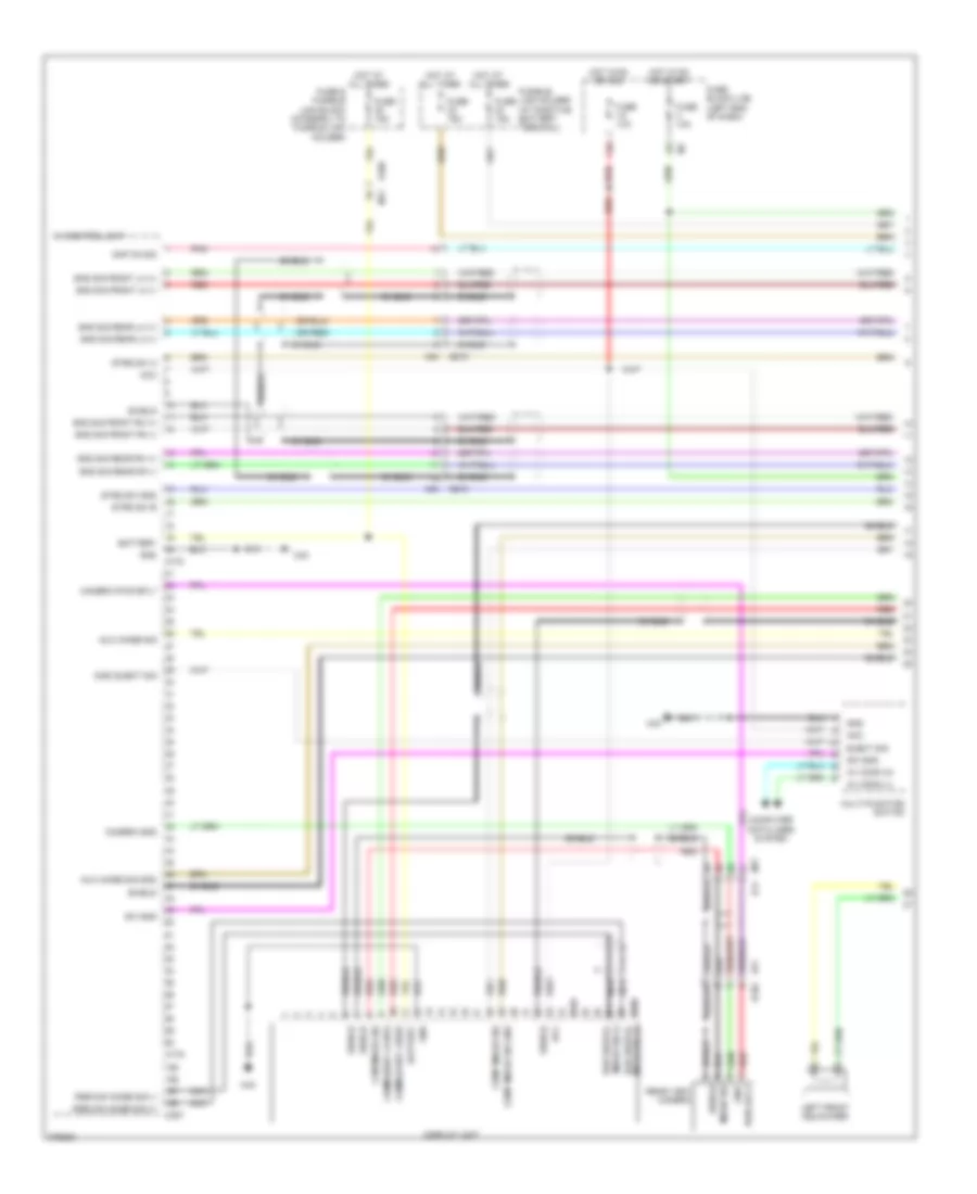 Navigation Wiring Diagram Except Convertible 1 of 3 for Nissan Murano LE 2012