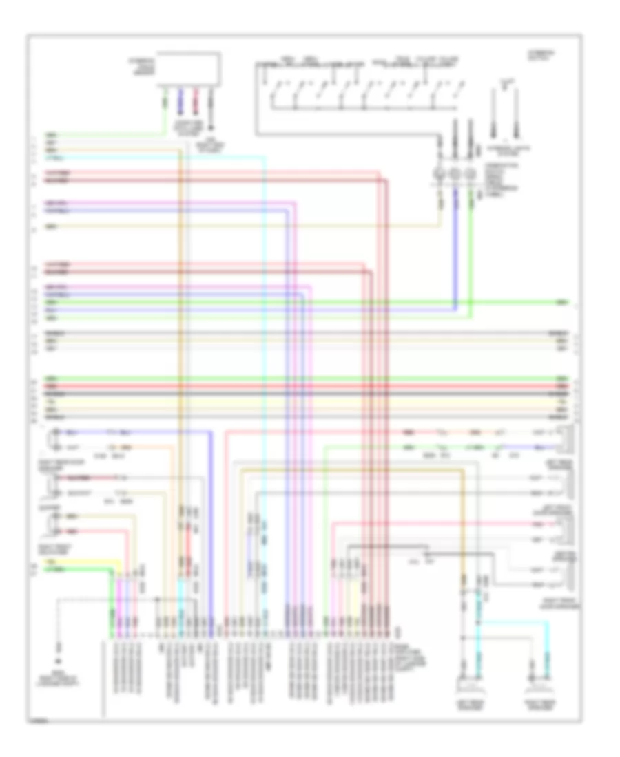 Navigation Wiring Diagram Except Convertible 2 of 3 for Nissan Murano LE 2012