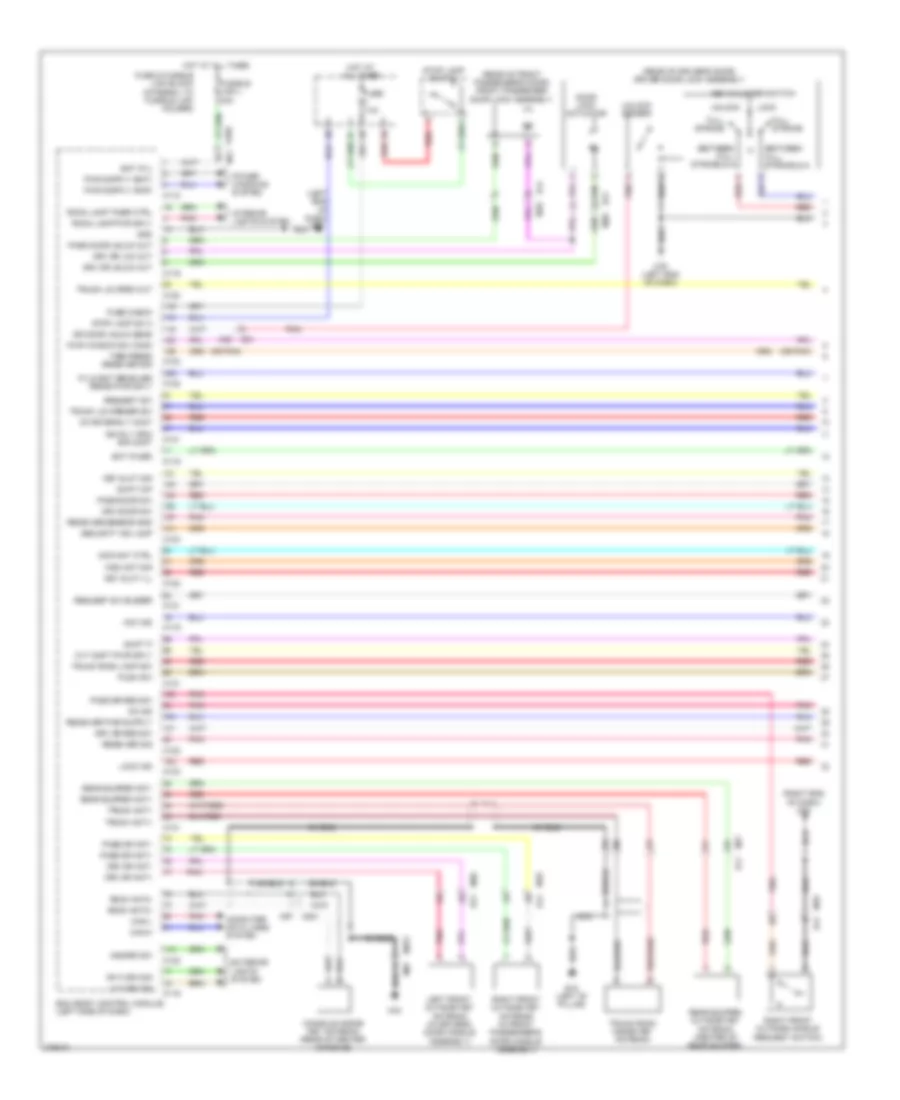 Power Door Locks Wiring Diagram Convertible 1 of 3 for Nissan Murano LE 2012