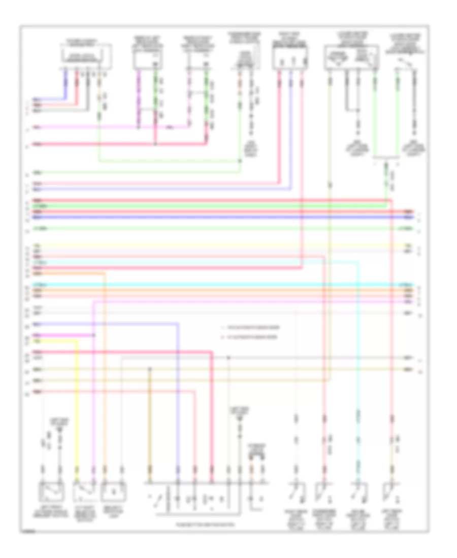 Power Door Locks Wiring Diagram Except Convertible 2 of 3 for Nissan Murano LE 2012